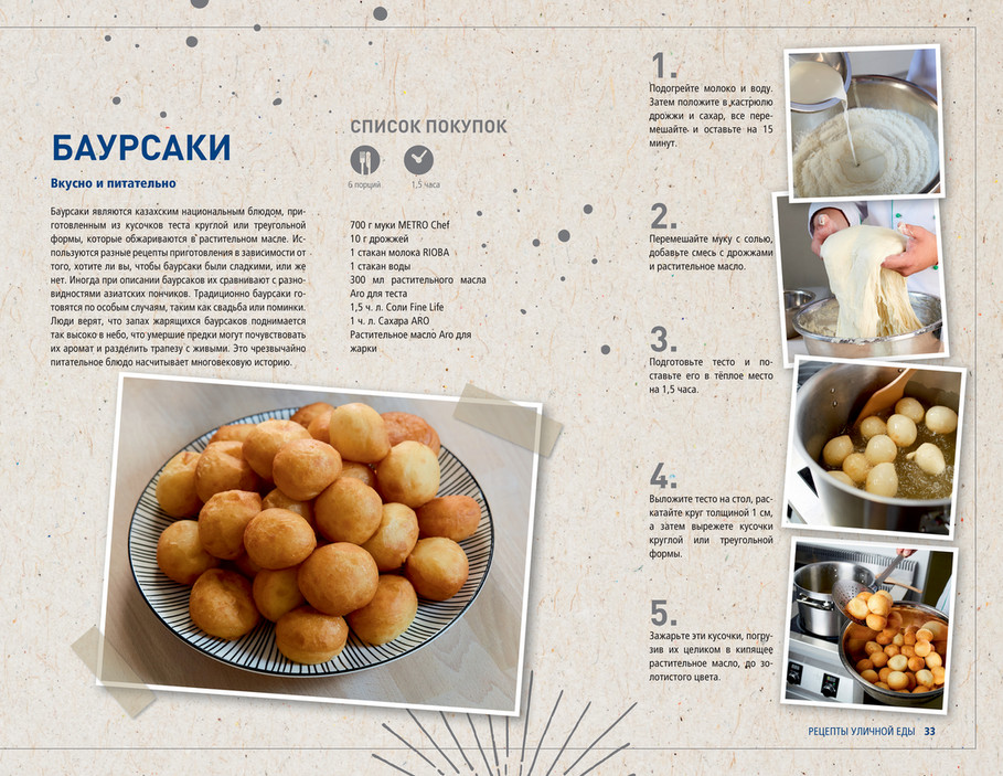 Пышные баурсаки по-казахски - пошаговый рецепт с фото